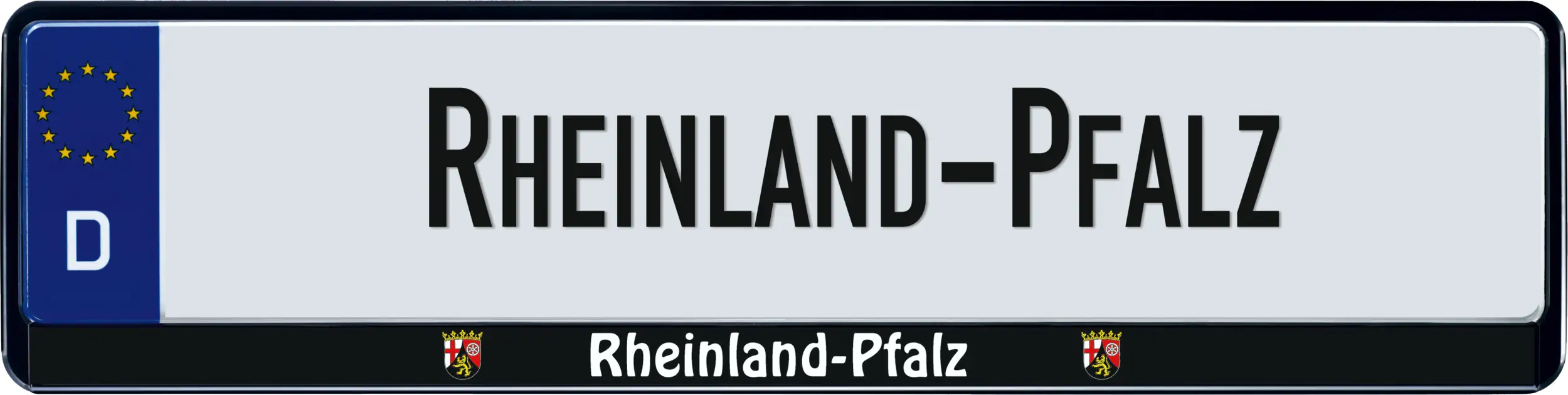 Hermann Schütz Design Kennzeichenrahmen Bundesland Rheinland-Pfalz