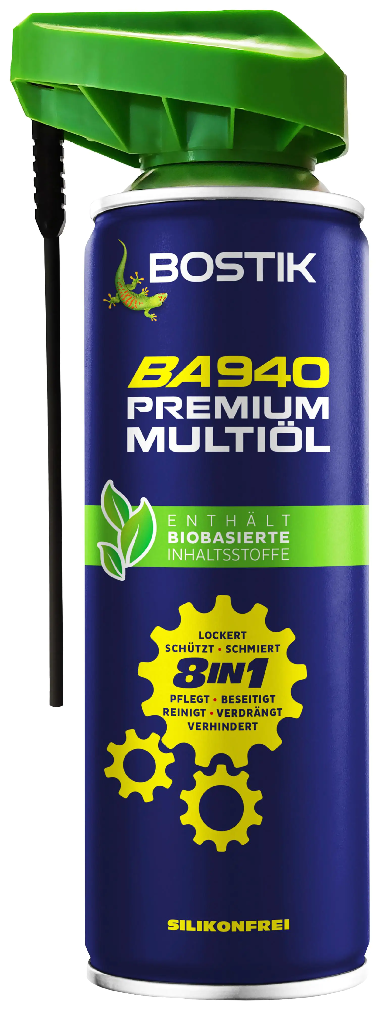 BOSTIK Spray Multifunzione Premium MultiOlio 8 In 1 – Base Biologica 50-85% – 150 Ml Con Tubo Spray Di Precisione