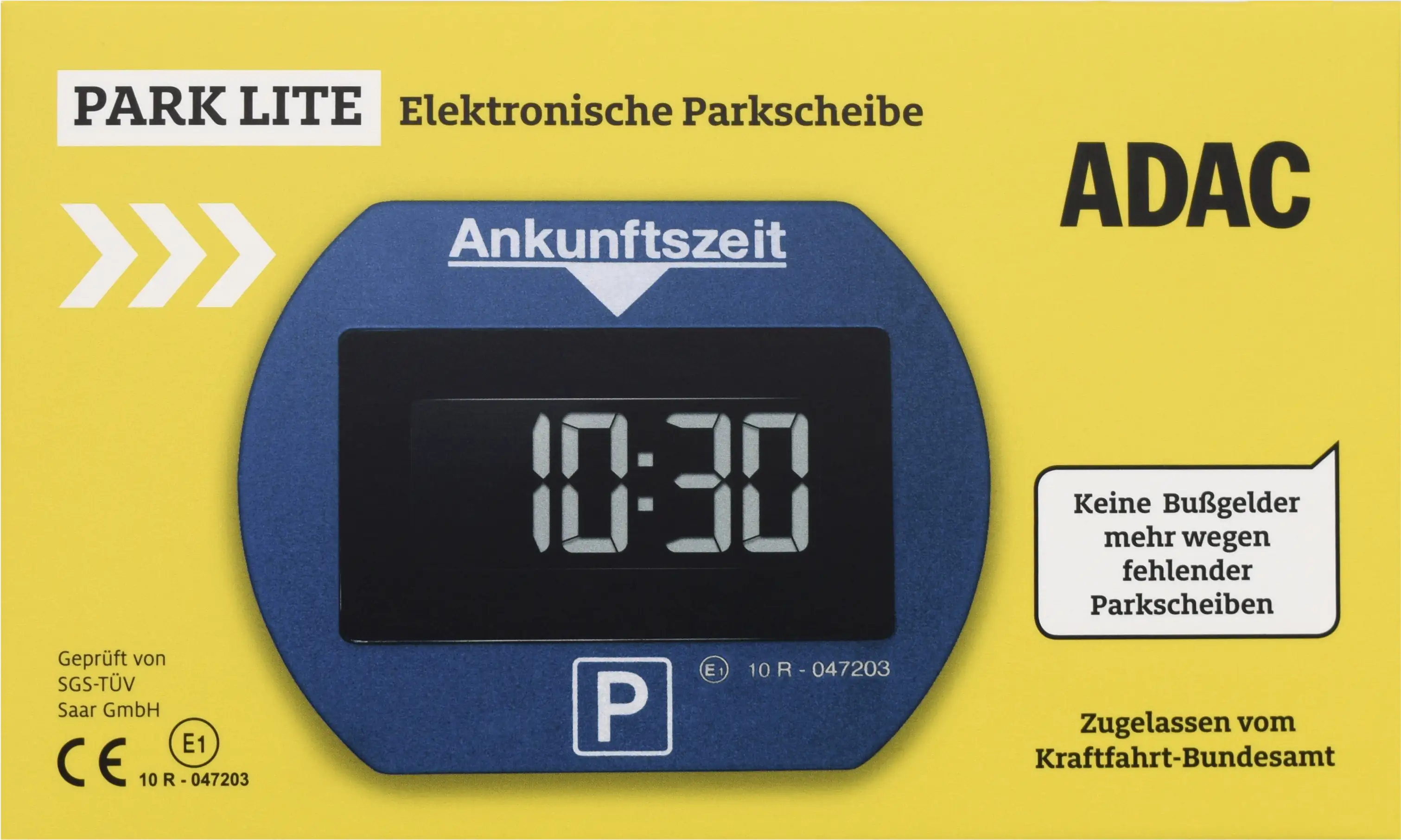 ADAC- PARK LITE - Elektronische Parkscheibe