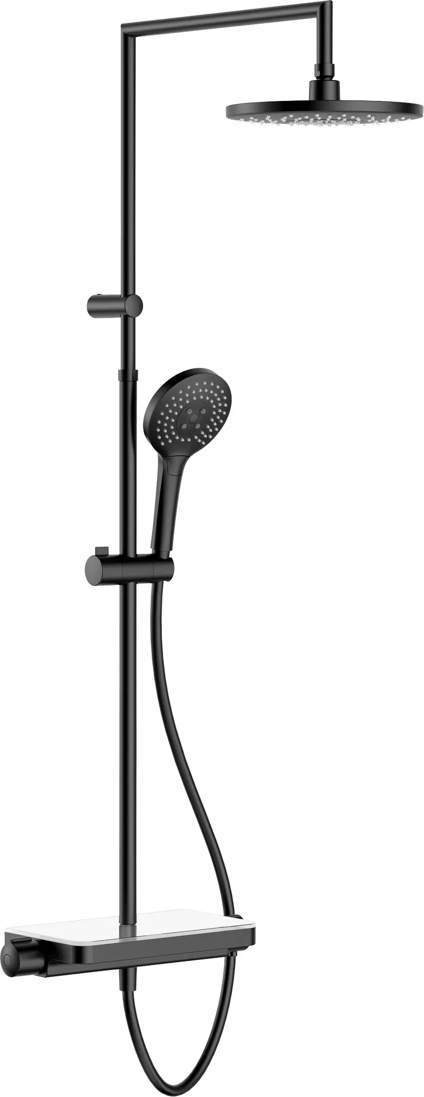 Primaster Duschsystem mit Thermostat Prag new schwarz matt Primaster Duschsystem mit Thermostat Prag new schwarz matt