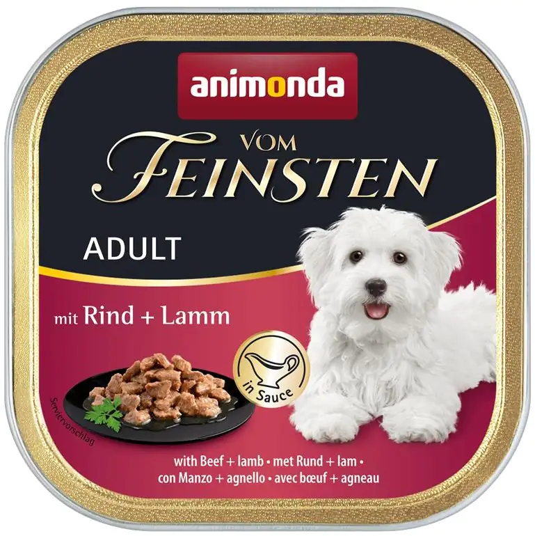 Animonda vom Feinsten Hundenassfutter Adult 150 g Rind & Lamm