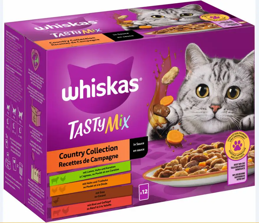 Whiskas Multipack Country Collection Tasty Mix Katzenfutter 12 x 85 g Whiskas Multipack Country Collection Tasty Mix Katzenfutter 12 x 85 g