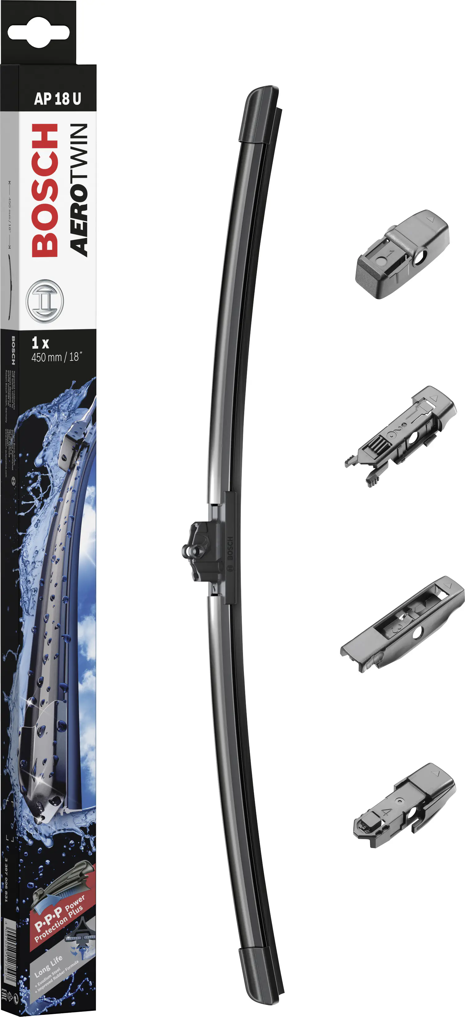 Bosch Scheibenwischer Wischblatt Aerotwin AP18U