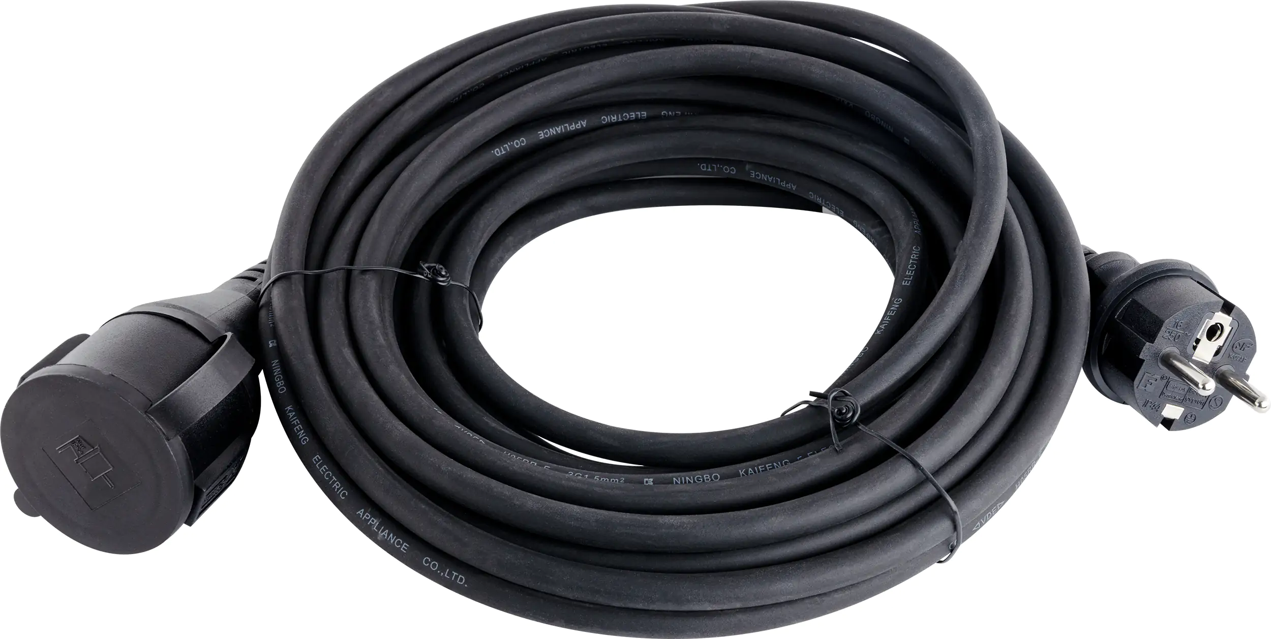 Verlängerungskabel Außen 10 m H05RR-F 3G1,5mm², schwarz Verlängerungskabel Außen 10 m H05RR-F 3G1,5mm², schwarz