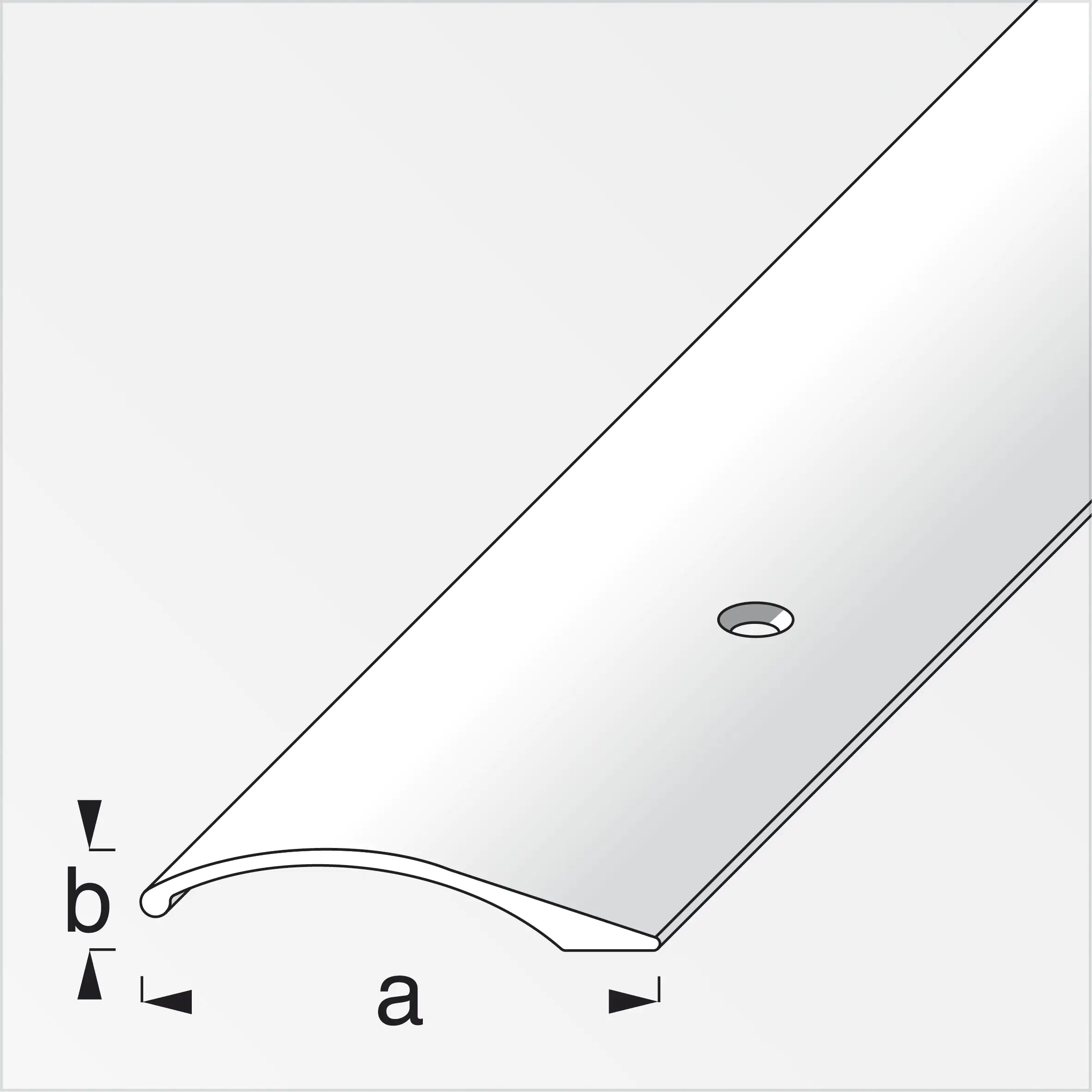 alfer Niveauausgleich 1 m, 38.5 x 7.5 mm Aluminium eloxiert messing alfer Niveauausgleich 1 m, 38.5 x 7.5 mm Aluminium eloxiert messing