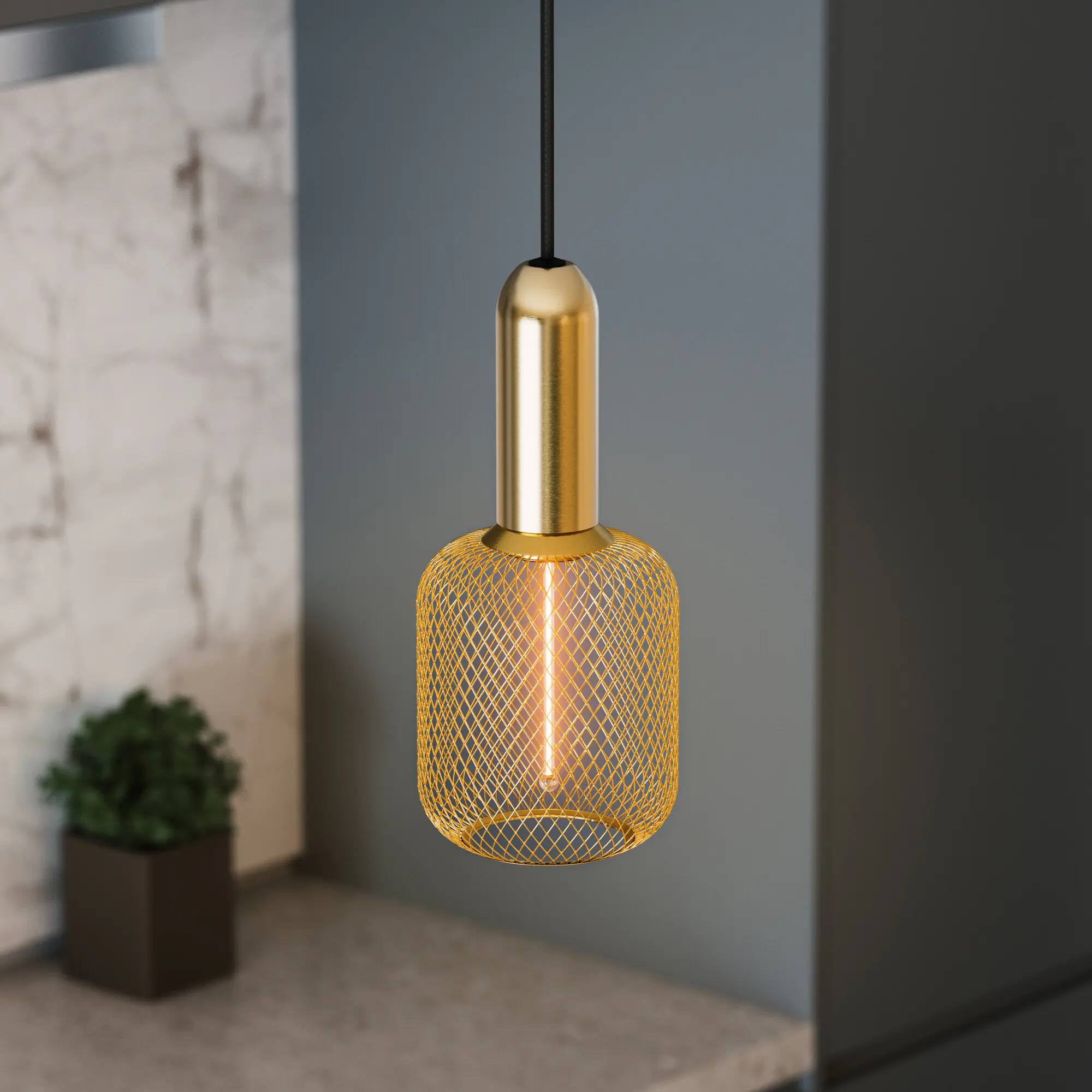 Osram Pendelleuchte 1906 Pendulum 164 cm gold