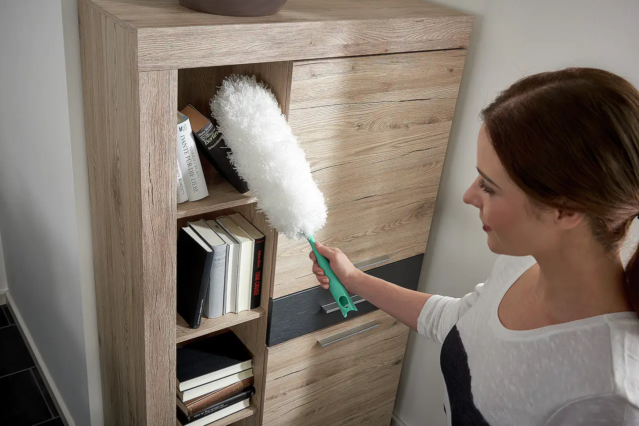 Leifheit Staubwedel Duster XL weiß-türkis