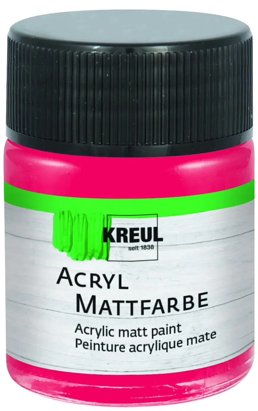 Kreul Acryl Mattfarbe karmin 50 ml