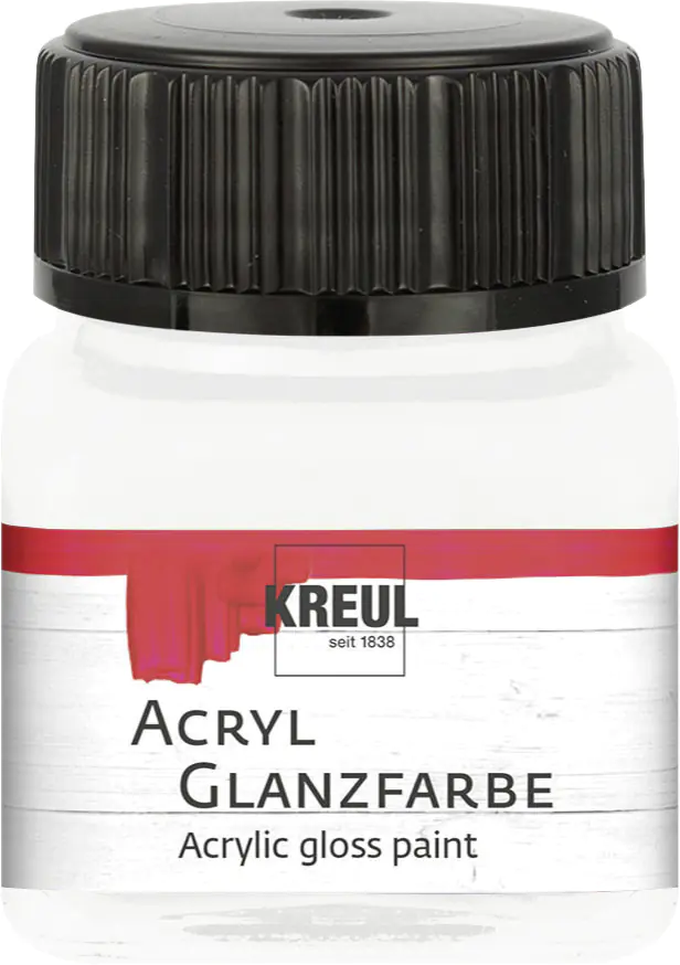 Kreul Acryl Glanzfarbe weiß 20 ml Kreul Acryl Glanzfarbe weiß 20 ml