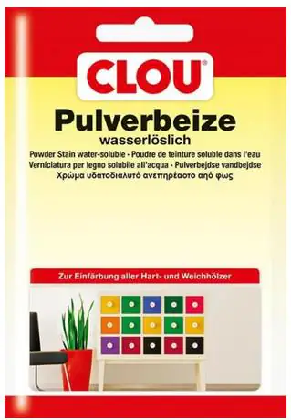 Clou Pulverbeize 5 g eiche hell Clou Pulverbeize 5 g eiche hell