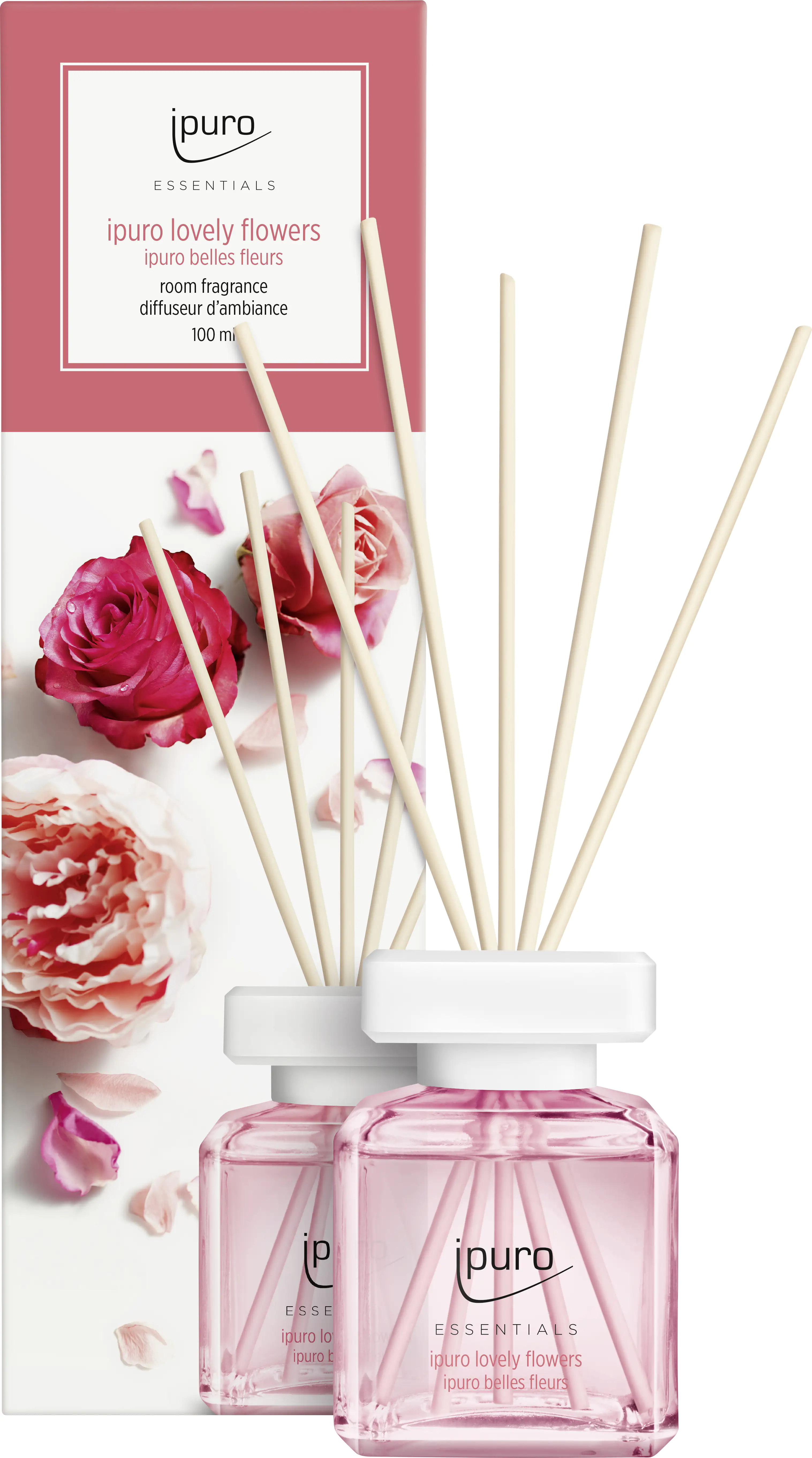 4051281981980 ipuro ESSENTIALS Raumduft Lovely Flowers 100 ml