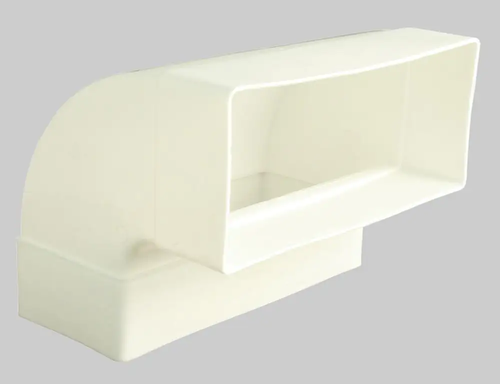 Marley Bogen 90° senkrecht für Flachkanal 150 mm Marley Bogen 90° senkrecht für Flachkanal 150 mm