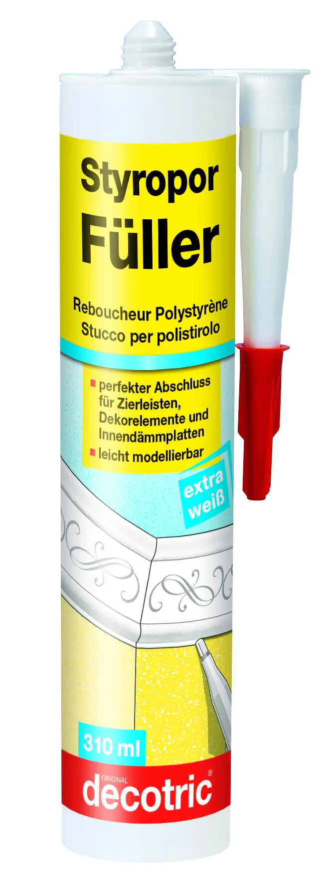Decotric Styropor-Füller 310 ml weiß