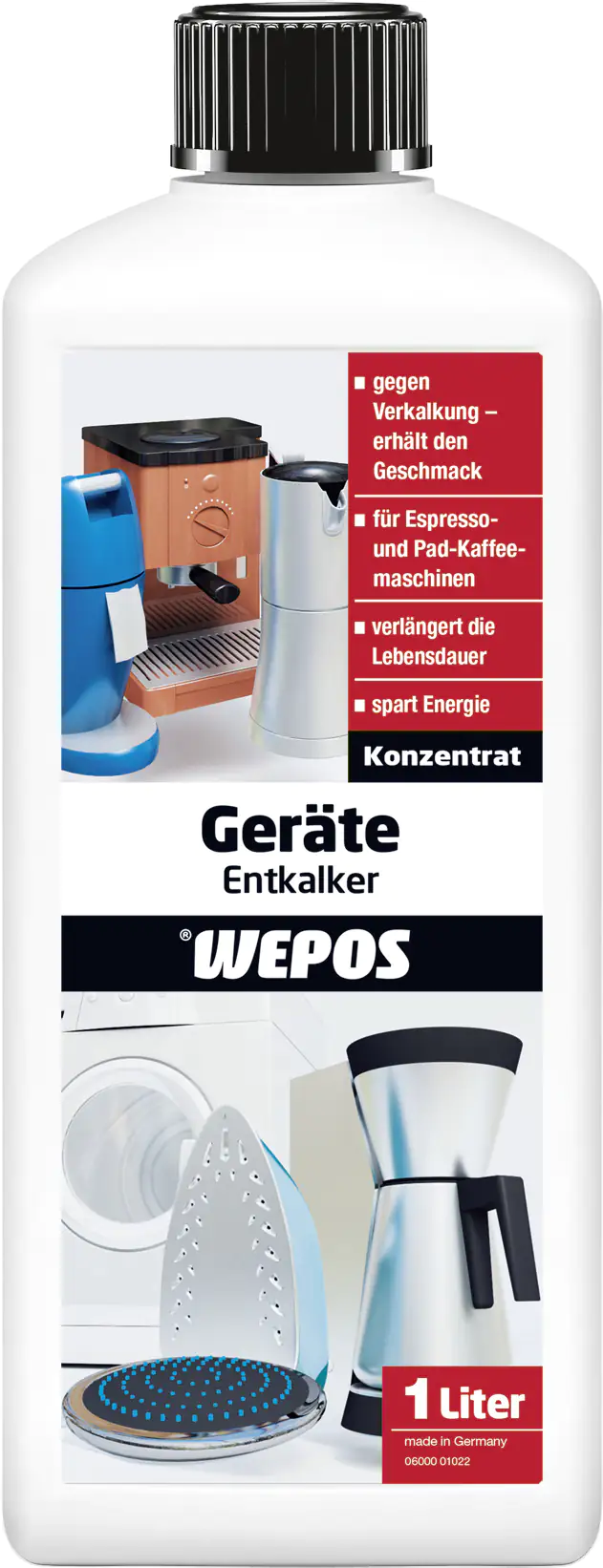 Wepos Intensiv Geräte-Entkalker 1 L Wepos Intensiv Geräte-Entkalker 1 L