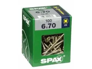 Spax Universalschrauben 6.0 x 70 mm PZ 3 - 100 Stk.