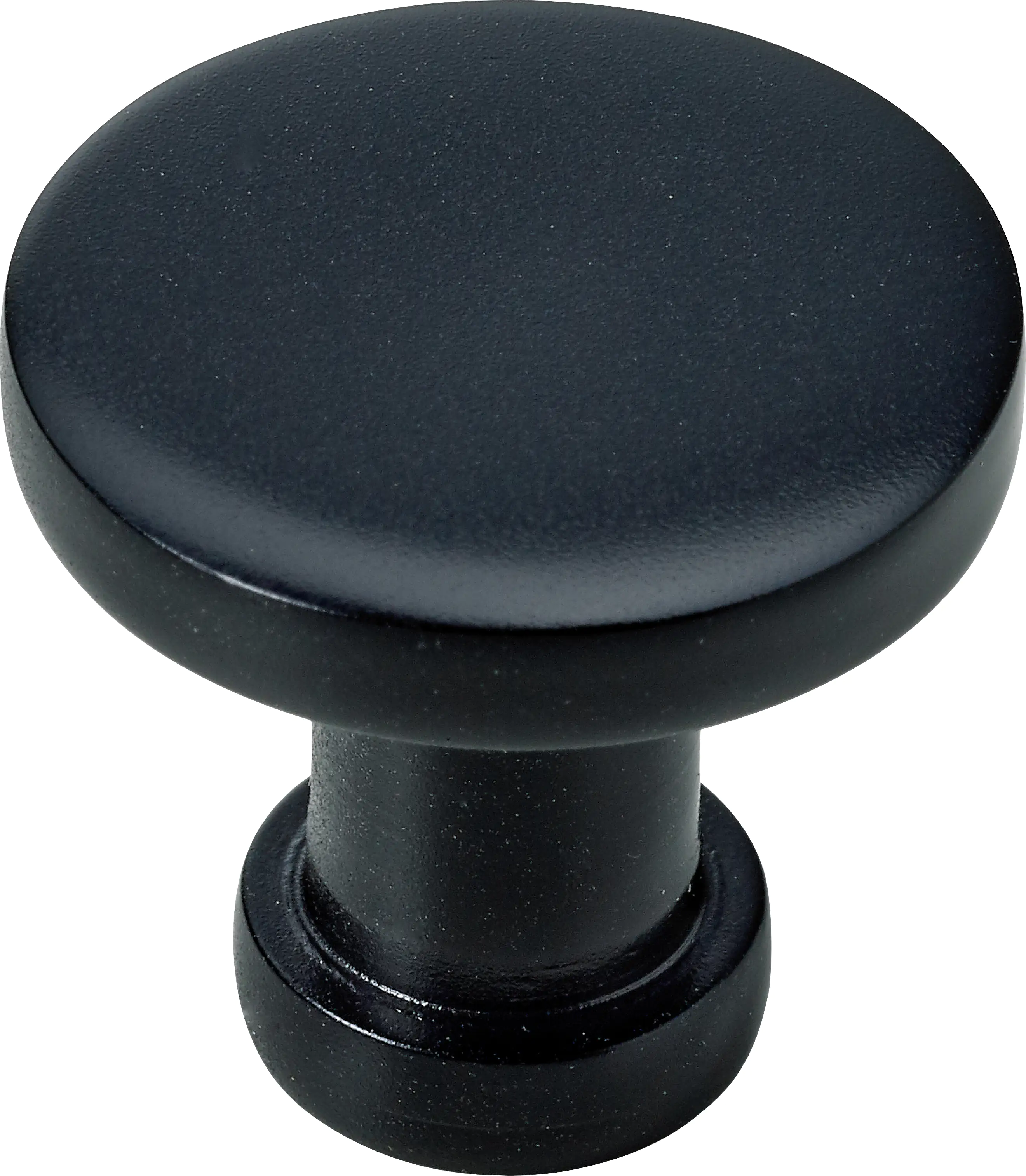 Hettich Möbelknopf Aluminium schwarz Ø 26,0 mm - 1 Stück