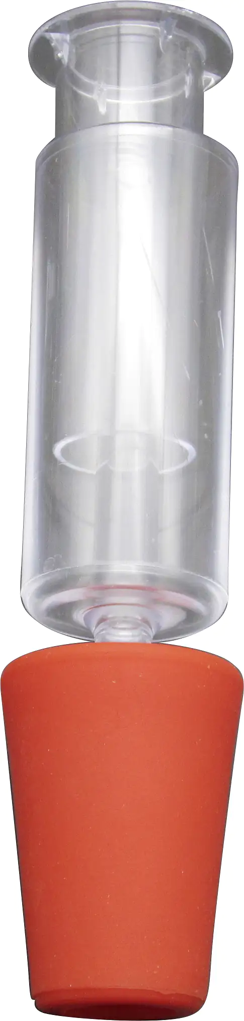 Gärtrichter mit Gummistopfen