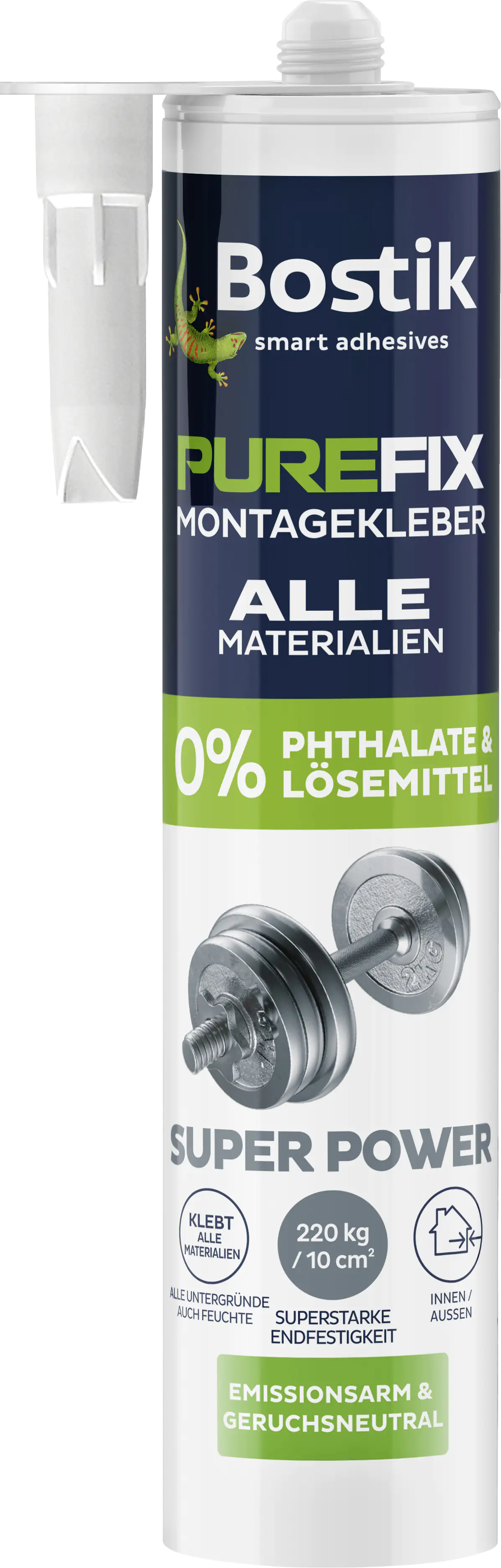 Bostik Purefix Montagekleber Super Power weiß 450 g