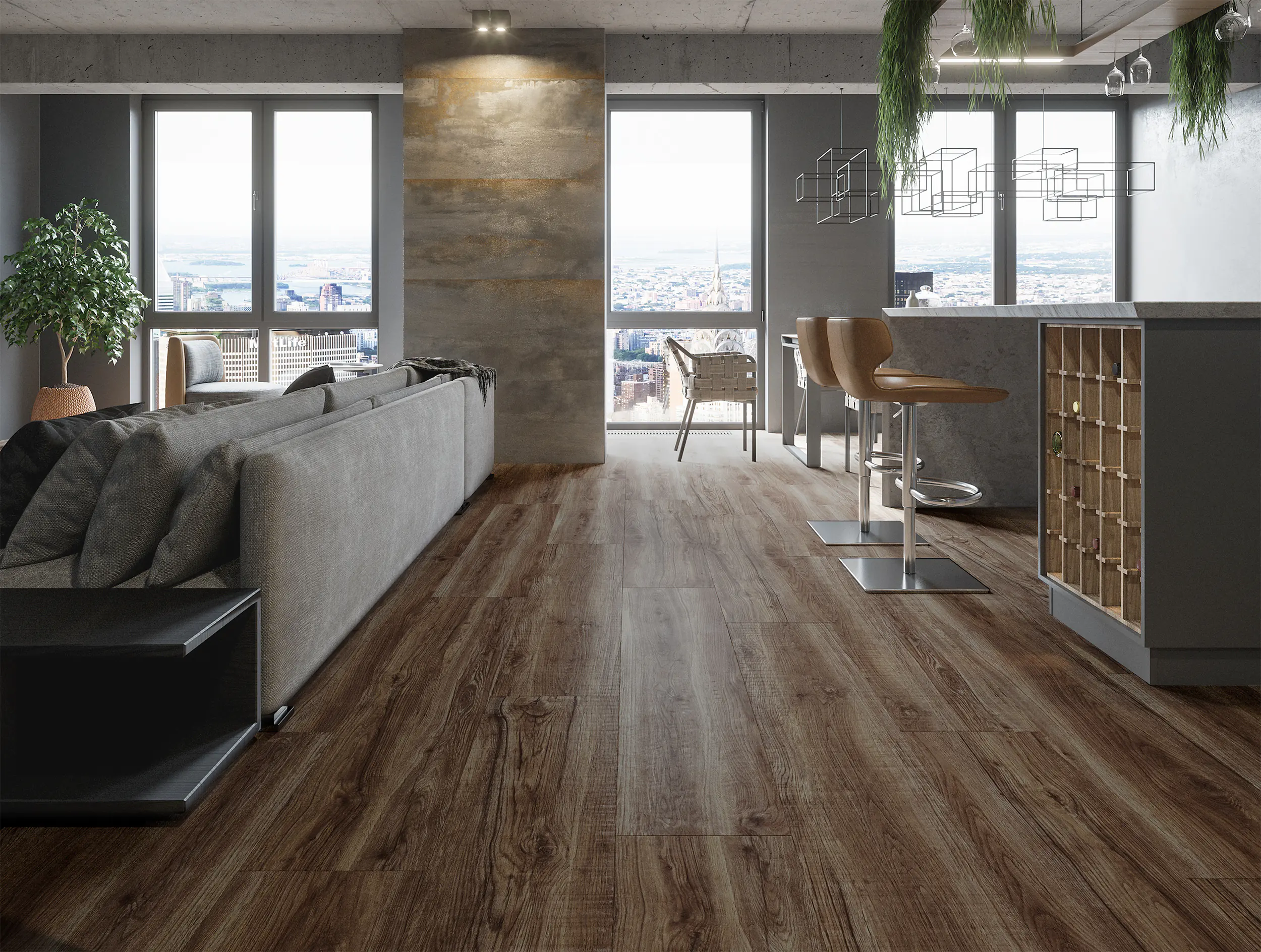 Bodenfliese Feinsteinzeug Oak Grande 20 x 120 cm brown Bodenfliese Feinsteinzeug Oak Grande 20 x 120 cm brown