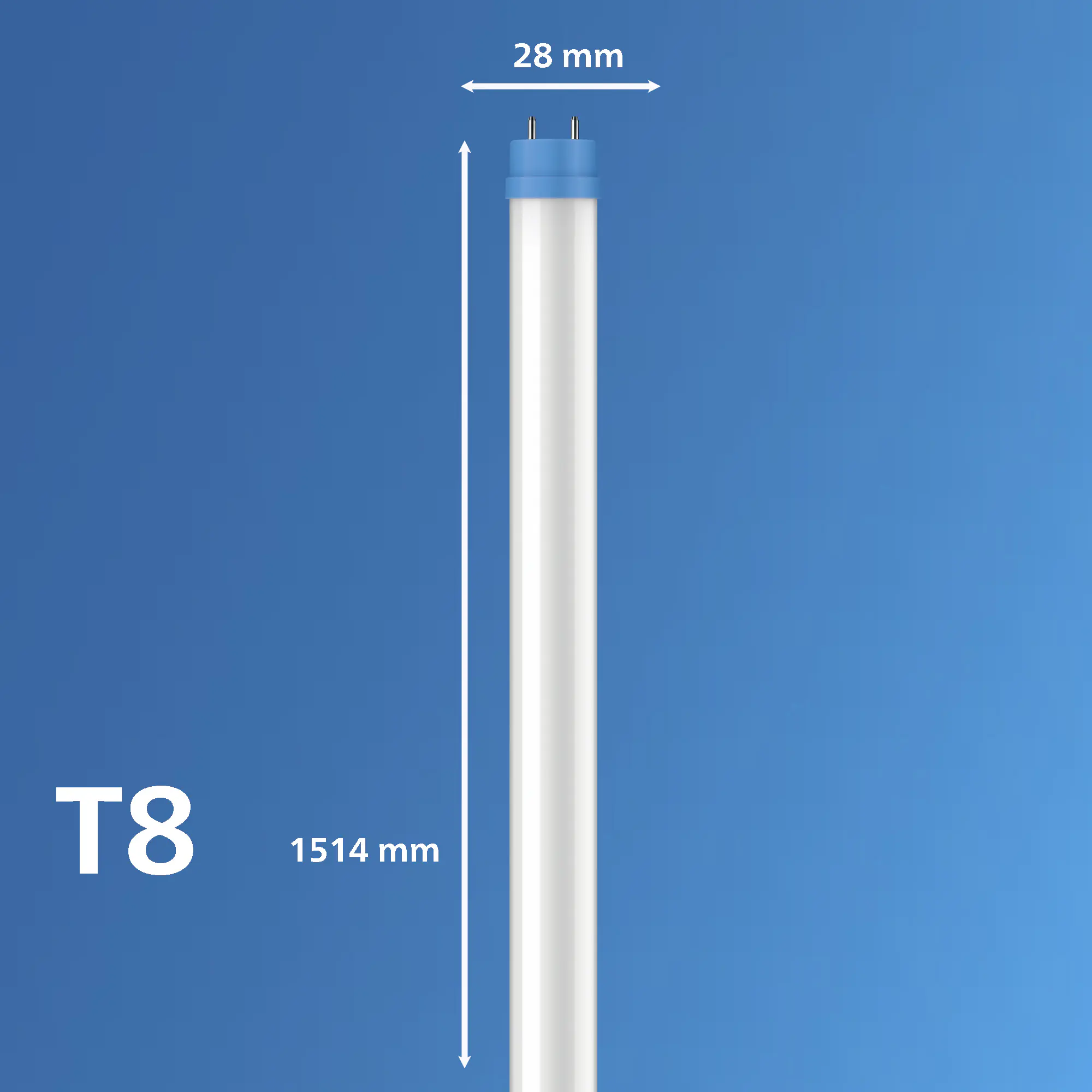 Philips LED Röhre T8 1,5 m G13 25,9 W tageslichtweiß