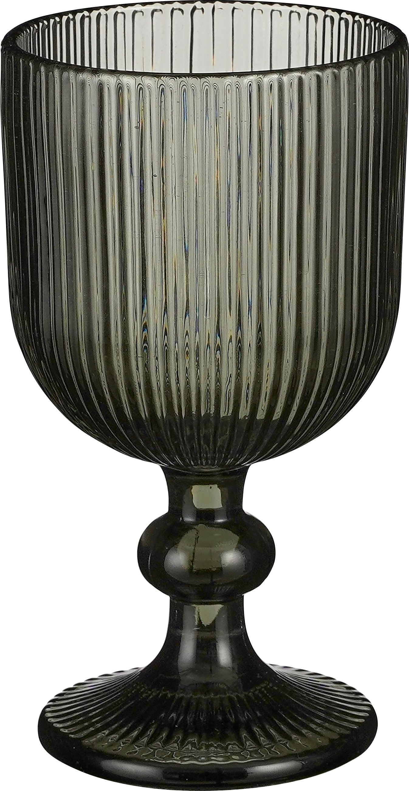 Mica Merlot Weinglas grau Glas 14,5 x Ø 8 cm