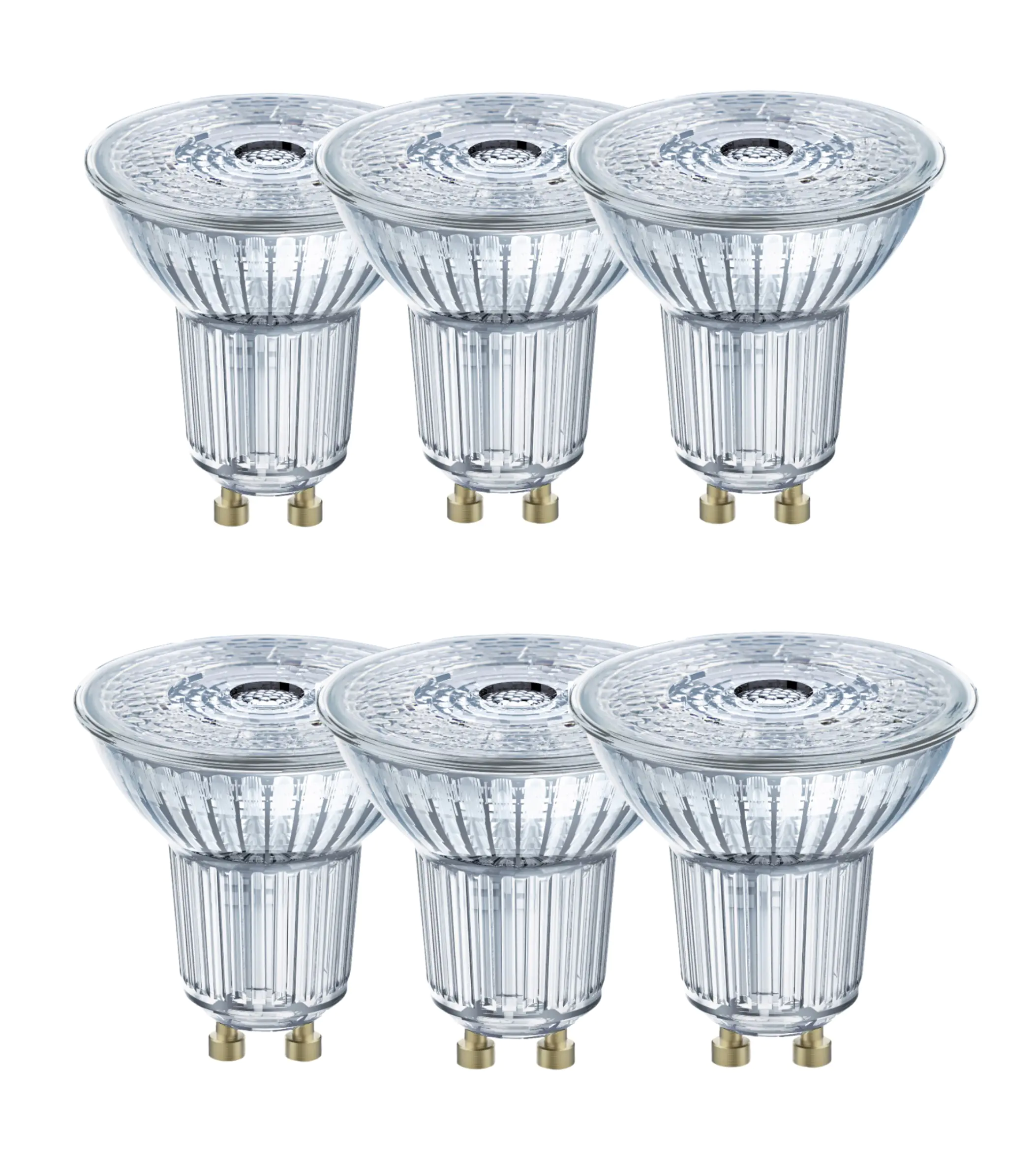 Osram LED Reflektor PAR16 GU10 4,3 W warmweiß klar 6er Pack Osram LED Reflektor PAR16 GU10 4,3 W warmweiß klar 6er Pack