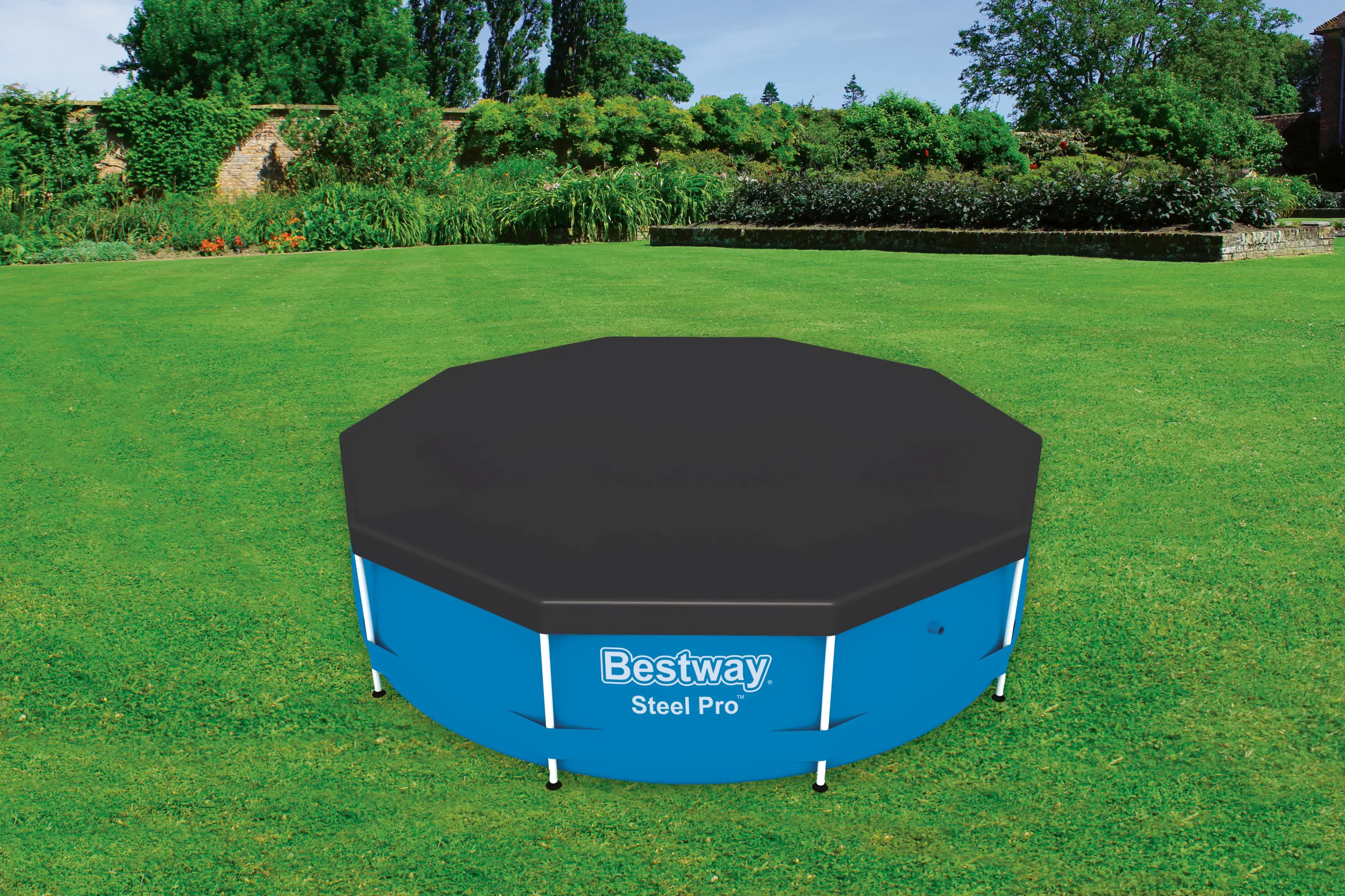 Bestway Flowclear PVC-Abdeckplane Maße: Ø305 cm