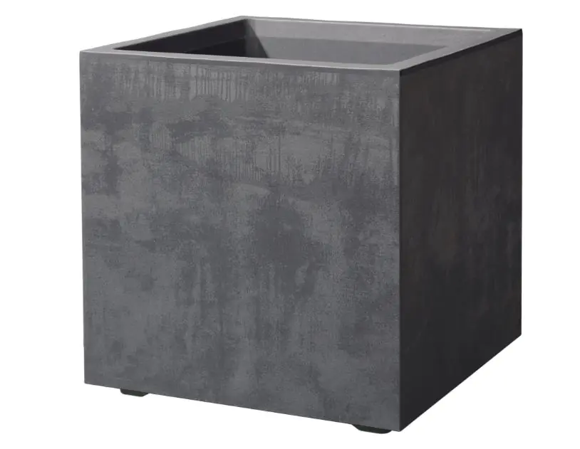 Deroma Pflanztopf Millenium Kunststoff anthrazit 49 cm