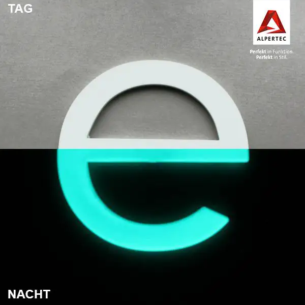 Alpertec Klebebuchstabe "E"