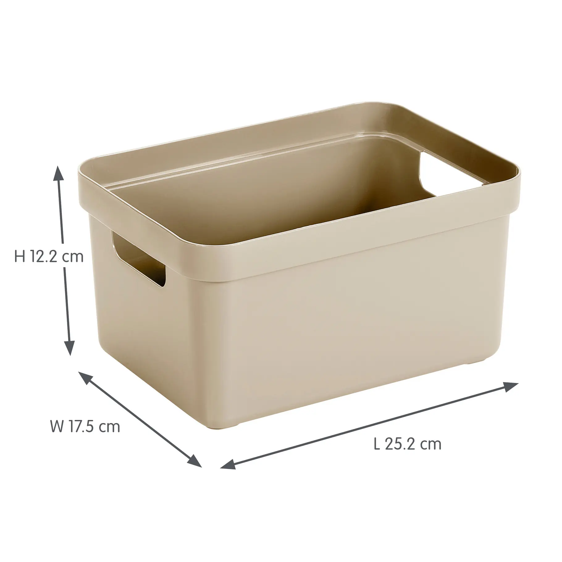 Sunware Aufbewahrungsbox Sigma Home 5L beige 3er Set