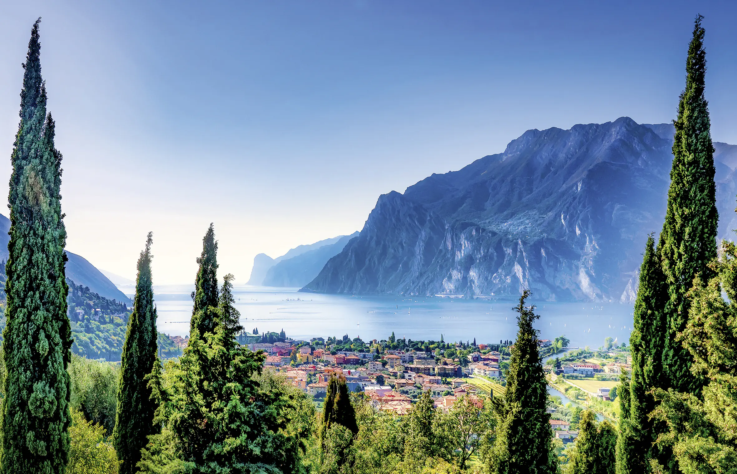 Keilrahmenbild schöner See 140 x 90 cm