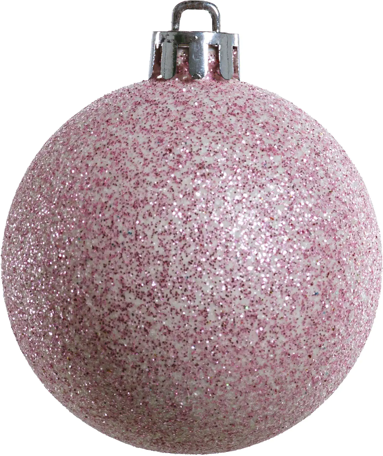 2076601551591_05 TrendLine Weihnachtskugeln bruchfest, langlebig Ø 5 - 8 cm rosé 34 Stück