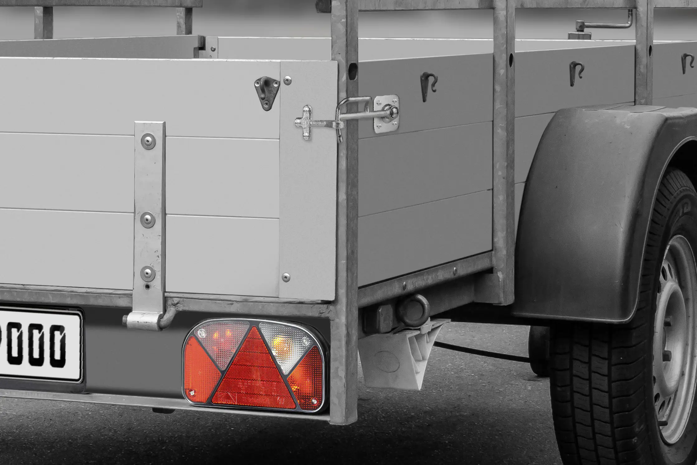 LAS Ladebordwandhaken mit Öse rechts