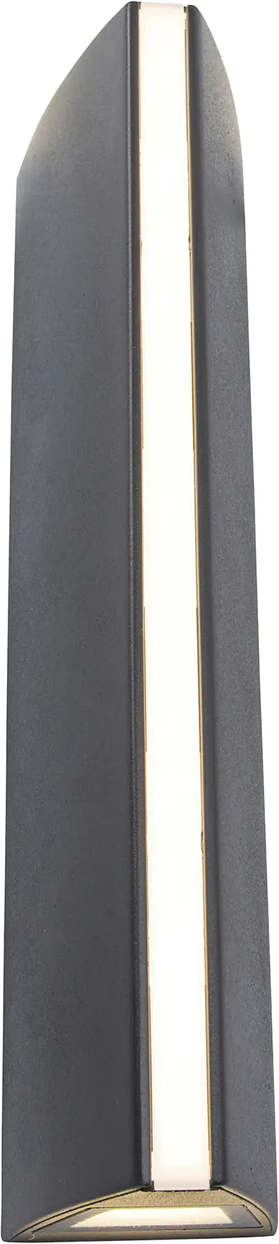 Lutec LED Außenwandleuchte Leo anthrazit Up- & Downlight