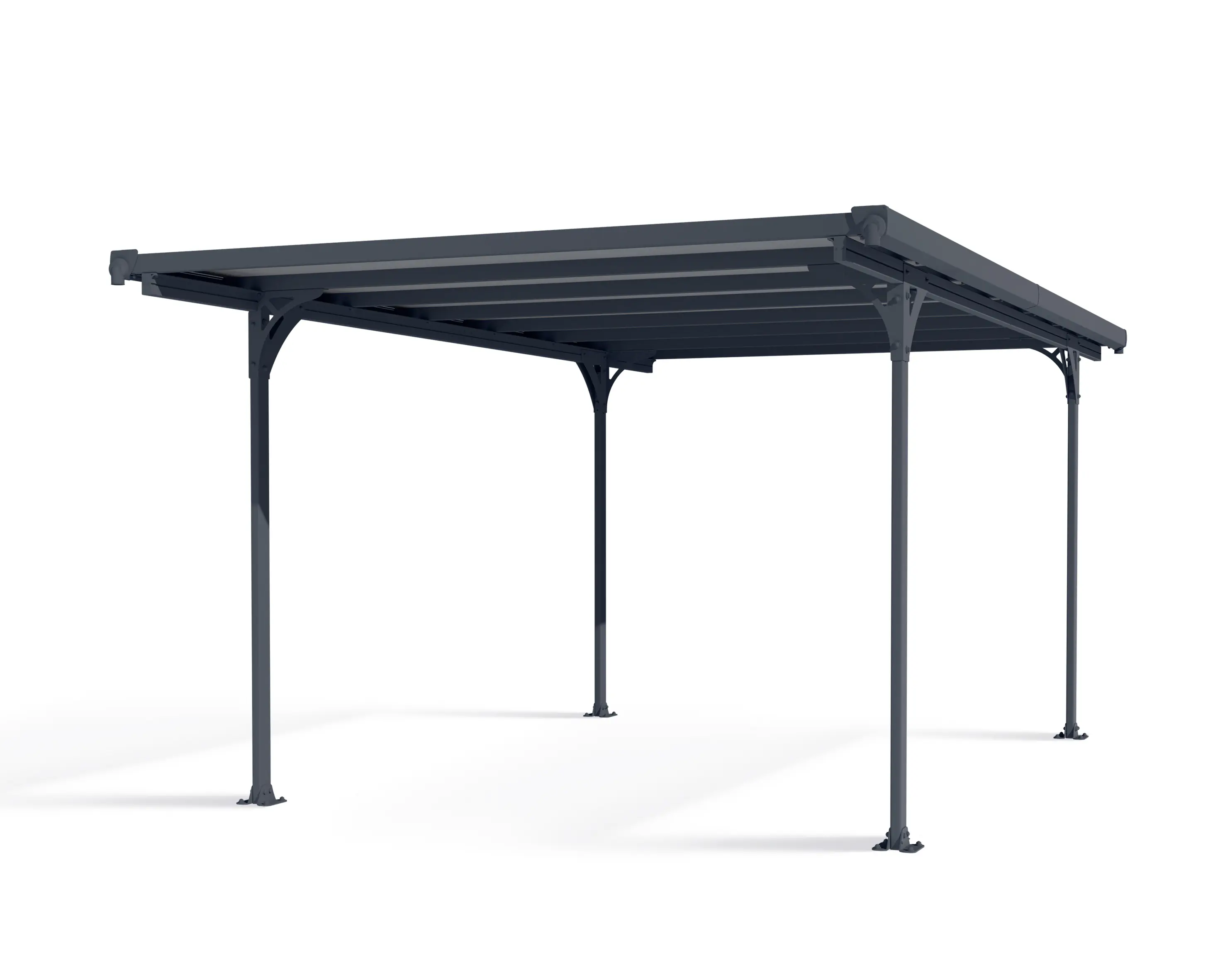 Canopia Carport Verona 5000 Grau Alu 504 x 299 cm