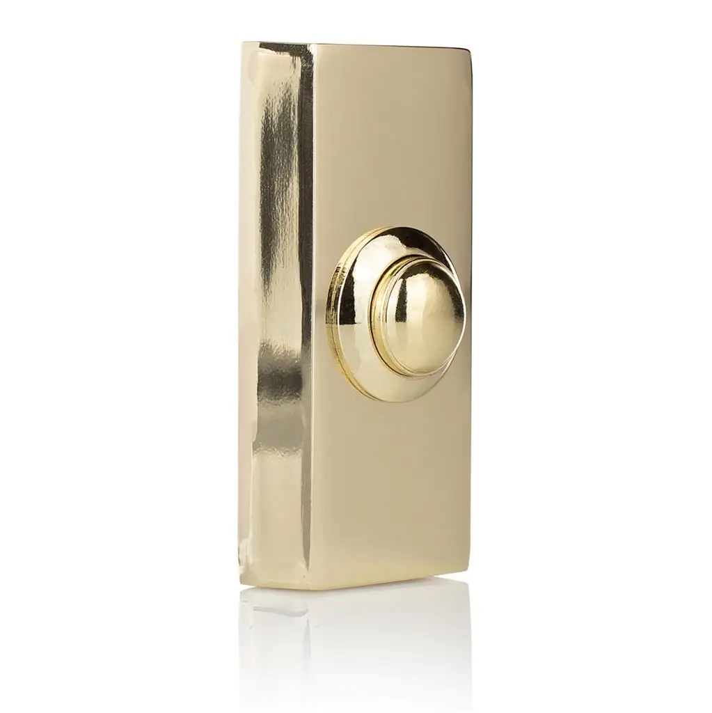 Byron Klingel Taster 2204 2 adriger Türöffner Messing Finish Byron Klingel Taster 2204 2 adriger Türöffner Messing Finish