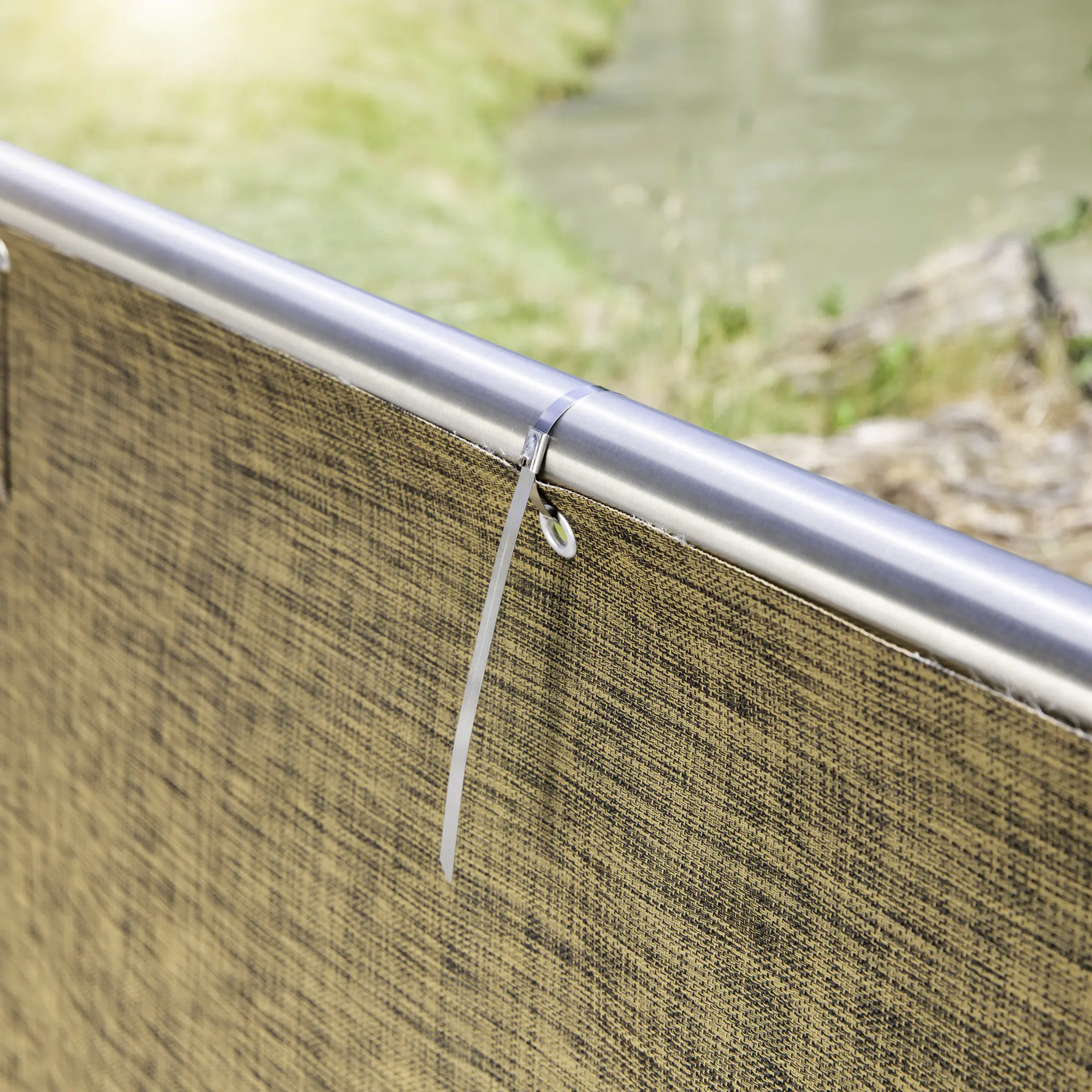 Windhager Balkonsichtschutz Aeris 0,9 x 5 m Wenge