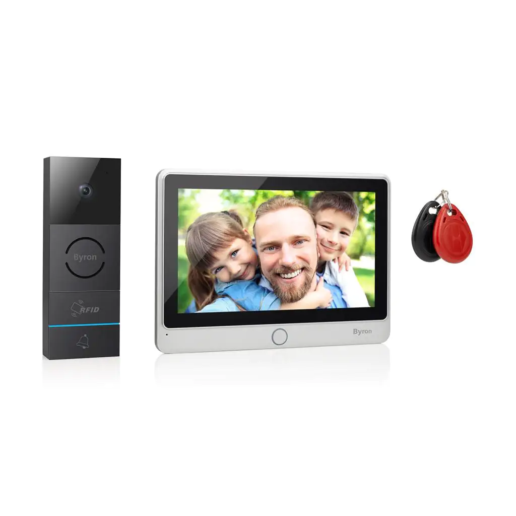 Byron Kabelgebundene Video Türsprechanlage aluminum, DIC-24112