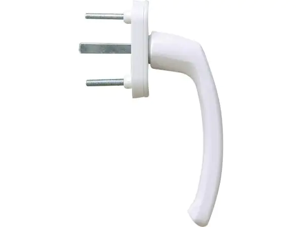 TrendLine Fenstergriff Aluminium weiß