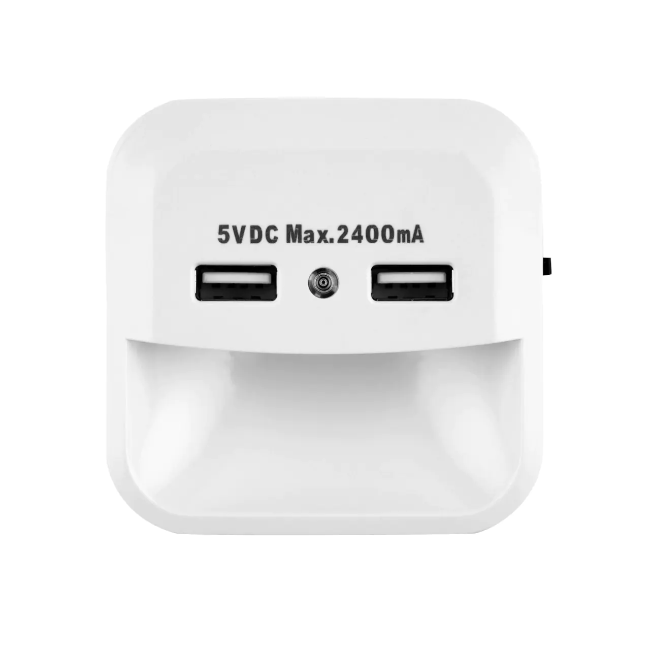 REV LED Nachtlicht 2 USB Steckdosen Dämmerungsautomatik