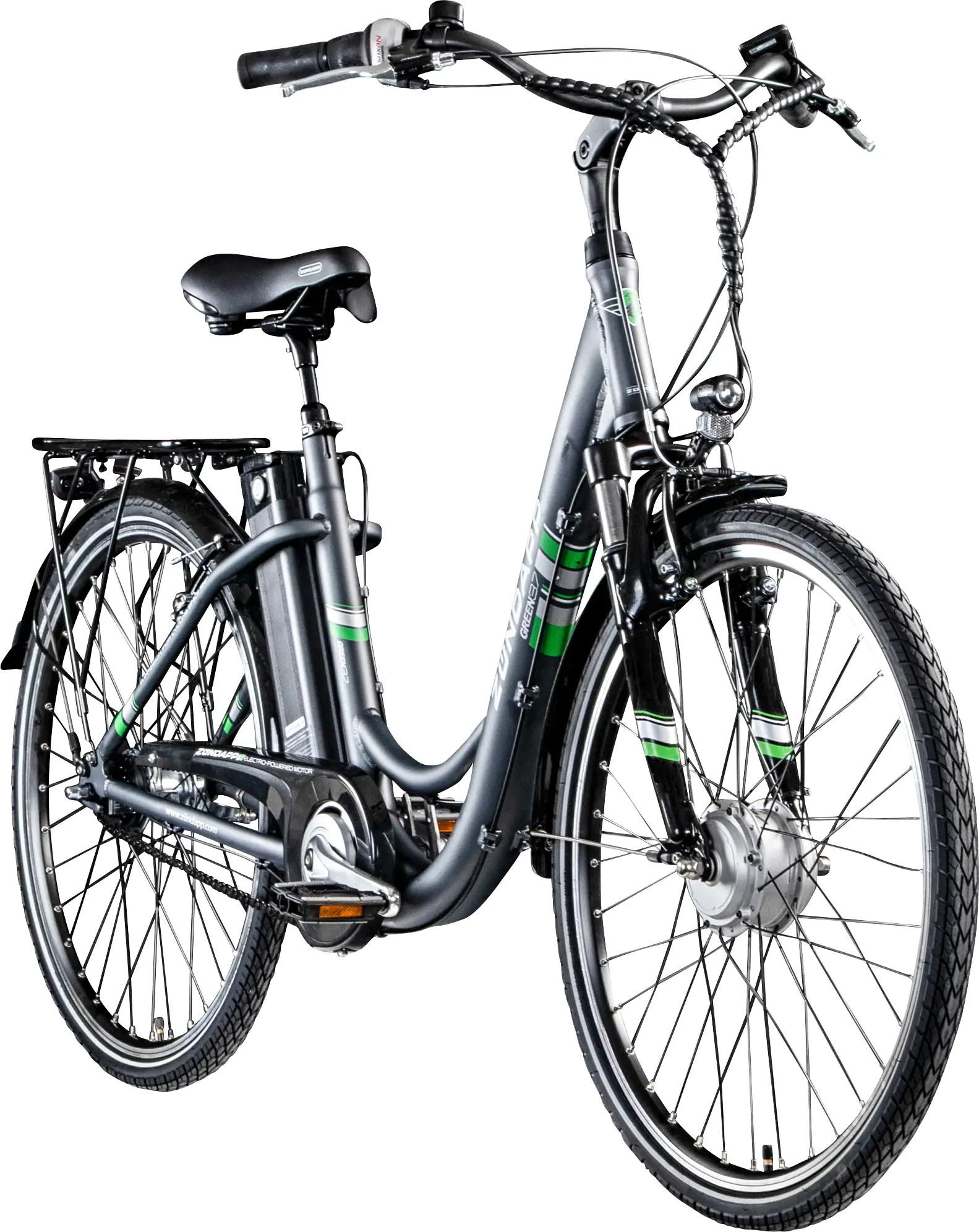 Zündapp E-Bike City Green 3.7 26 Zoll 7-Gang 374 Wh grau
