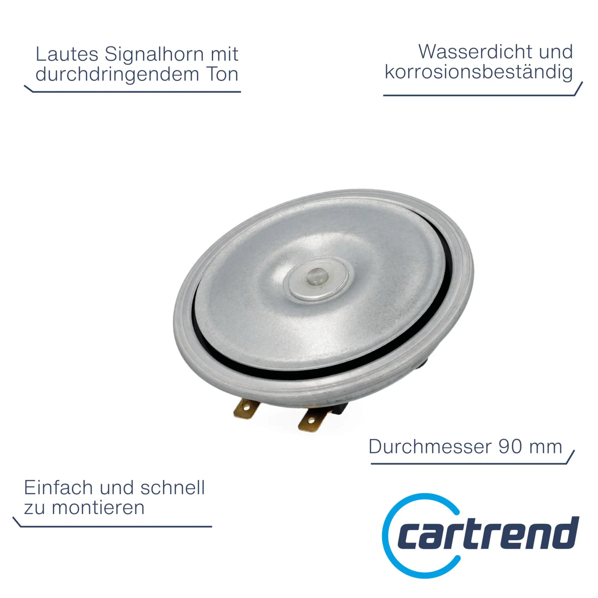 Unitec Signalhorn 12V Ø 125mm