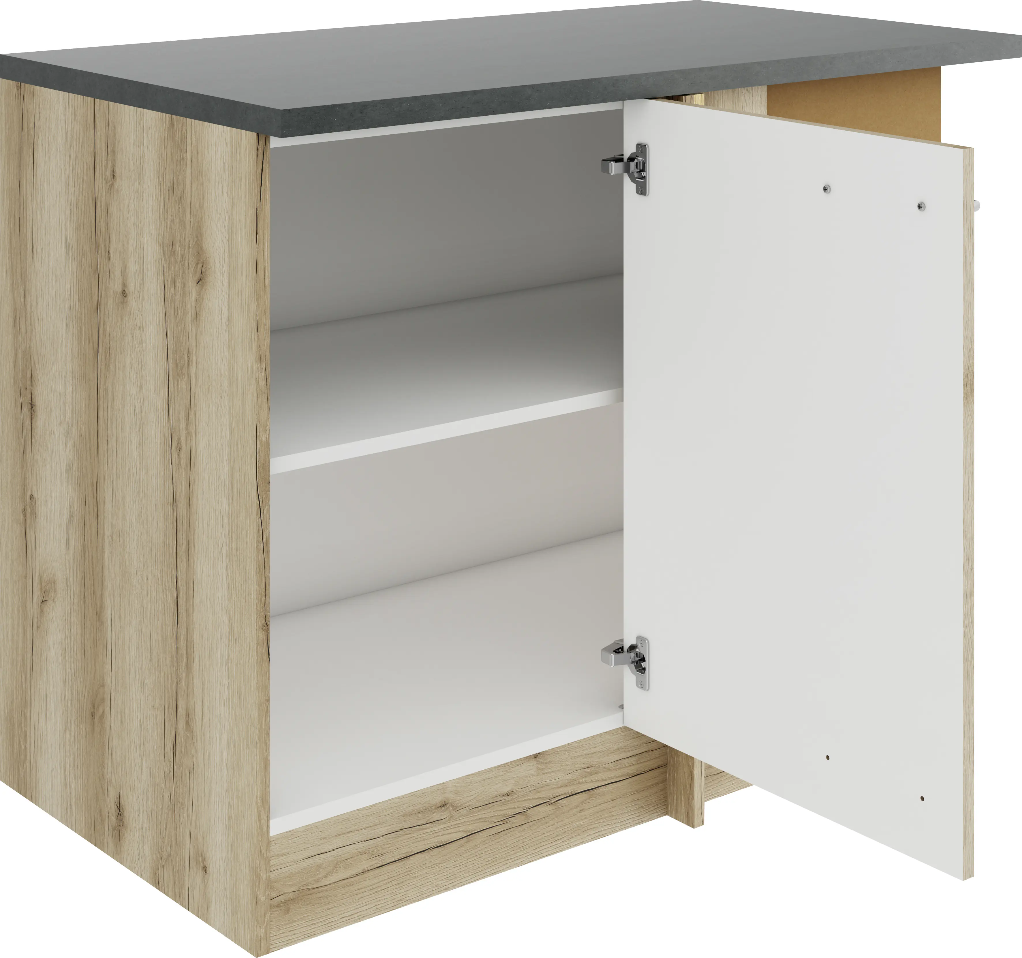 Optifit Eckunterschrank Livorno 290 eiche 110 cm