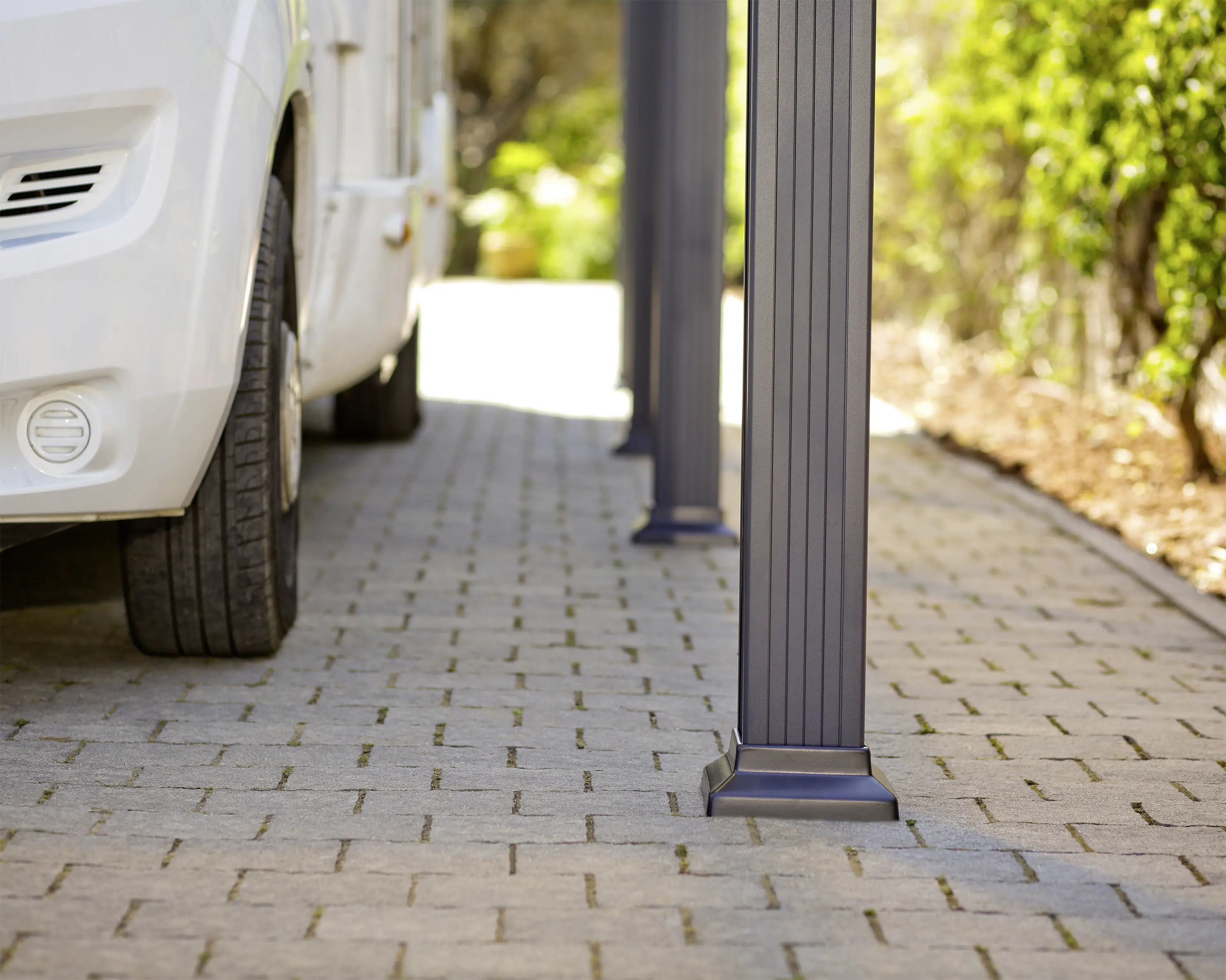 Canopia Carport Alpine 4300  Grau Alu 435 x 359  cm