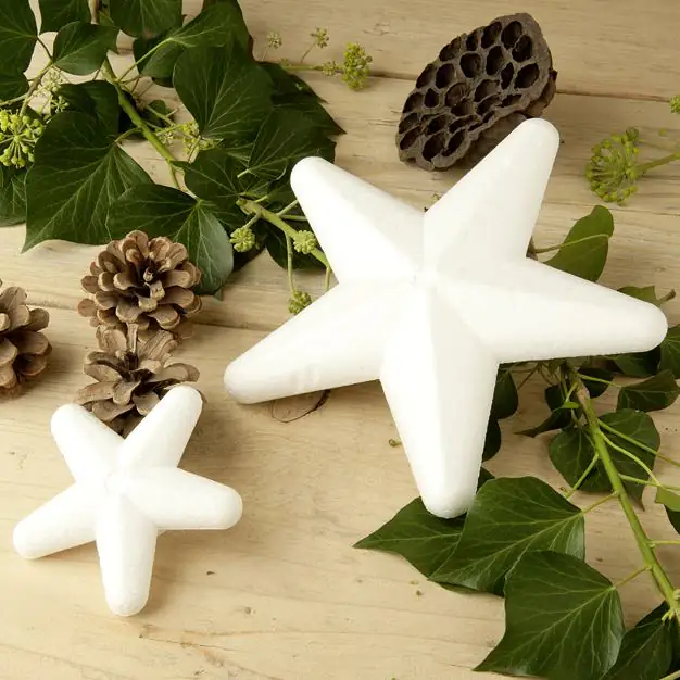 Styroporstern 20 cm, weiß