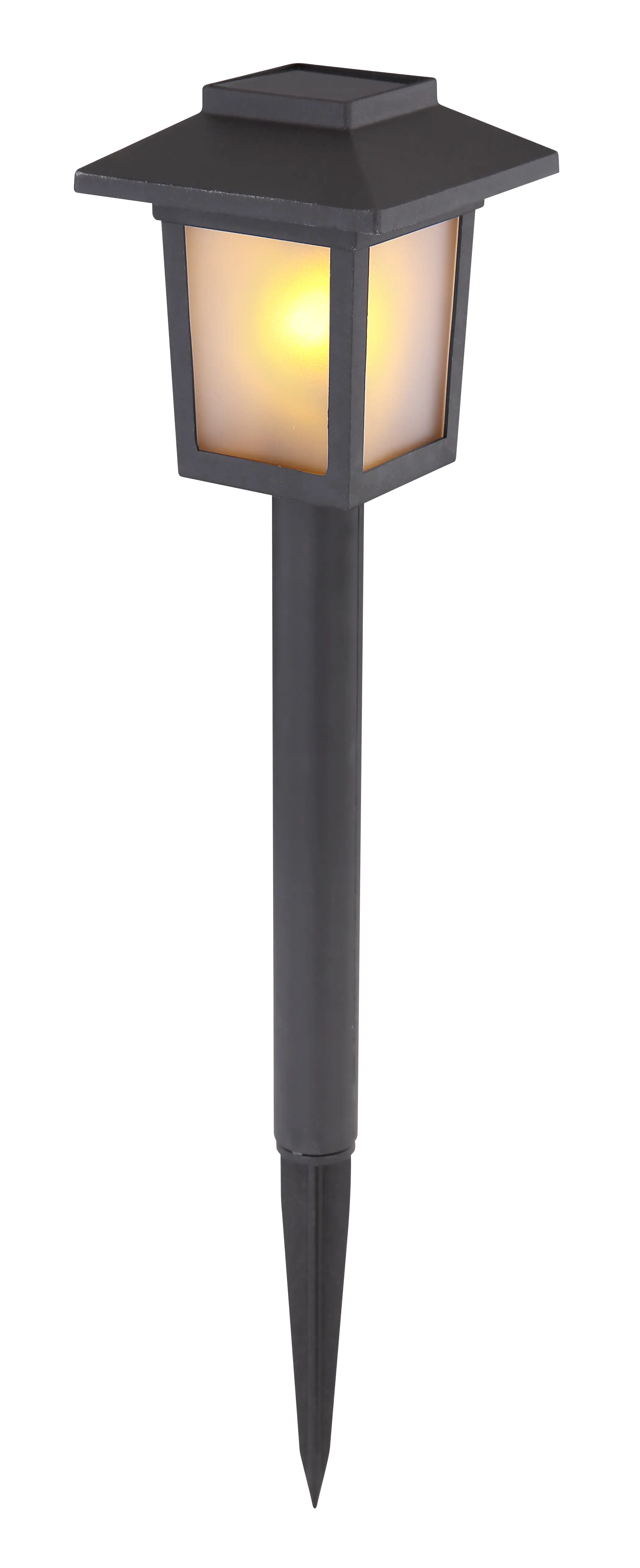 Globo Solarleuchte schwarz satiniert 3er Set