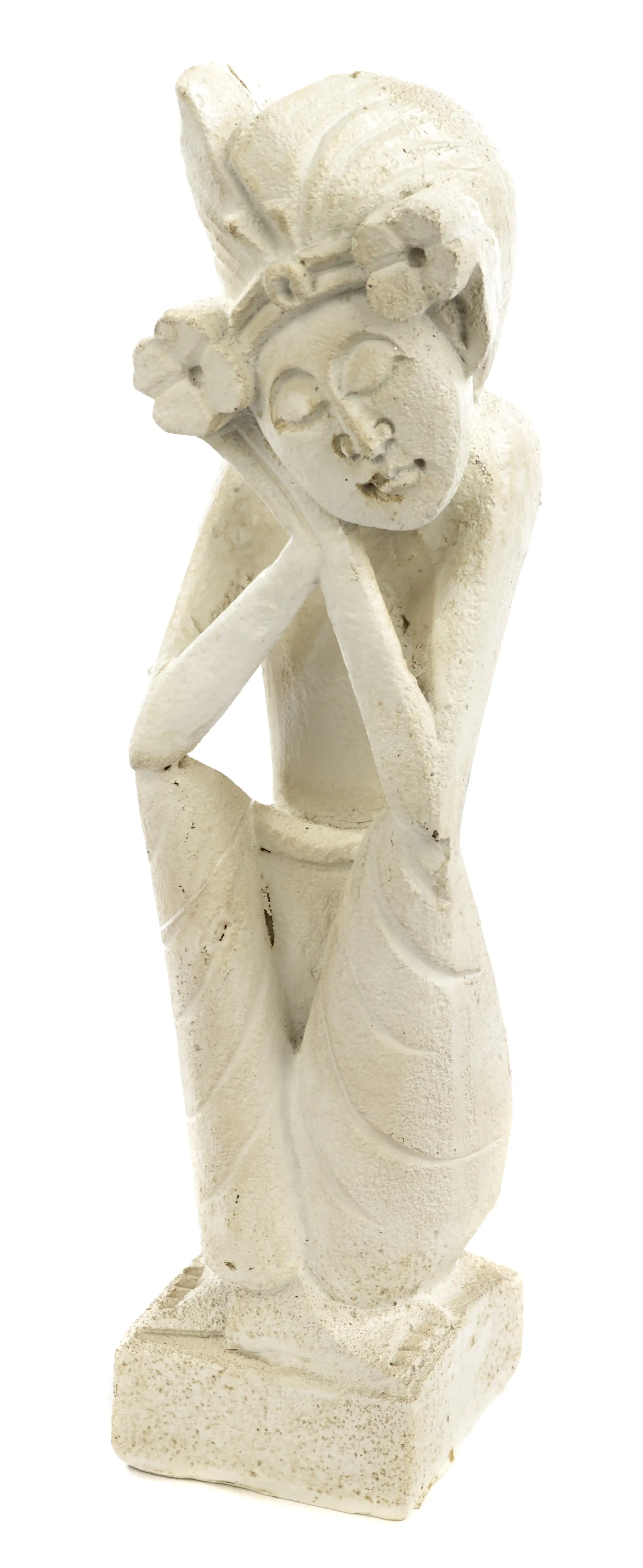 TrendLine Deko Figur Hawaii 24 cm creme 