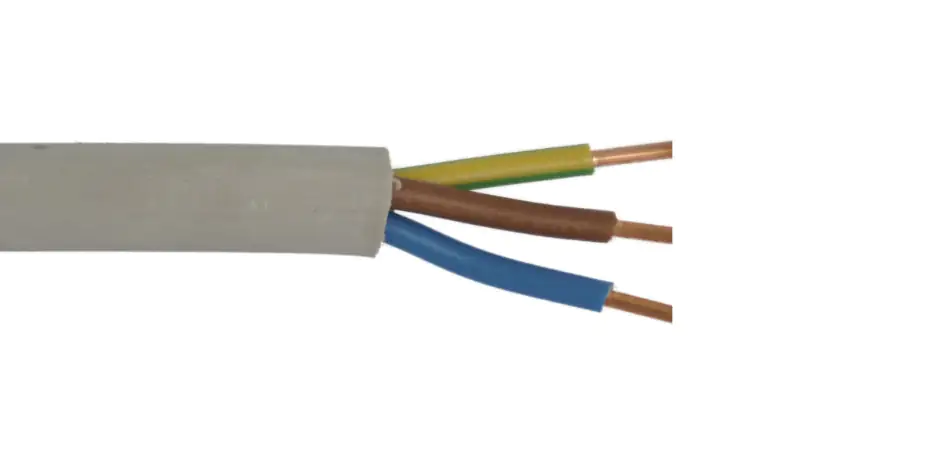 Feuchtraumleitung NYM-J 3 x 2,5, 400 Meter, Rolle, grau