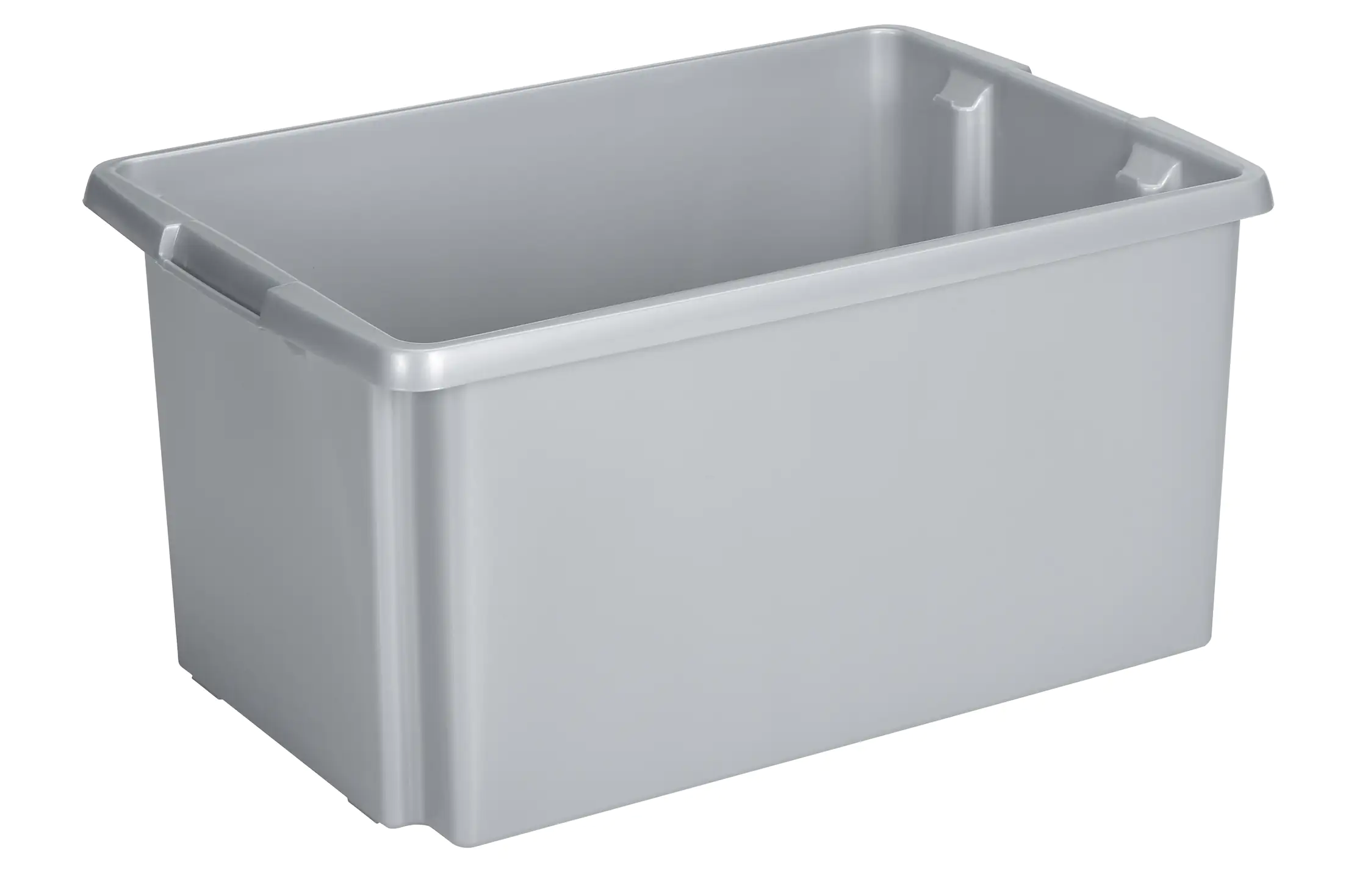 Sunware Drehstapel-Box Nesta 51 L silber 59,5 x 39,5 x 28 cm