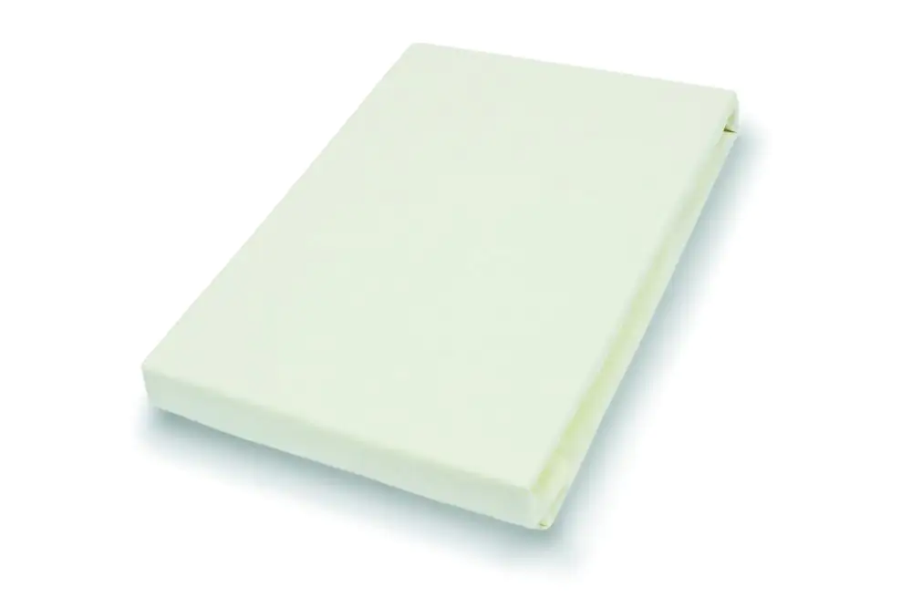 Vario Jersey-Spannbetttuch ecru, 100 x 200 cm